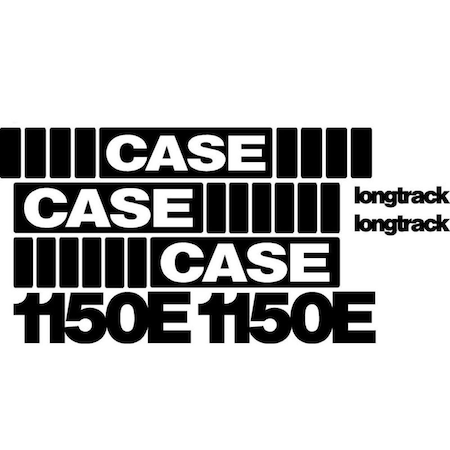 Aftermarket 1150E Decal Set Fits Case Crawler Dozer Longtrack CASE1150ELTDECALSET